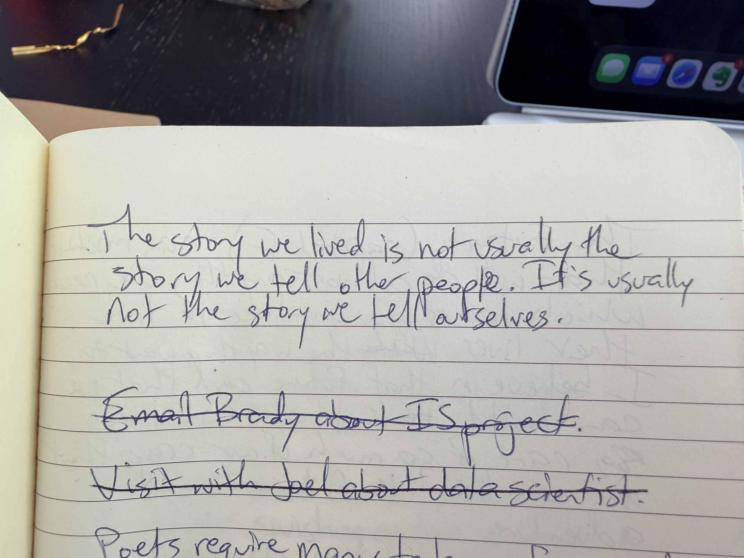 Snippets from my notebook